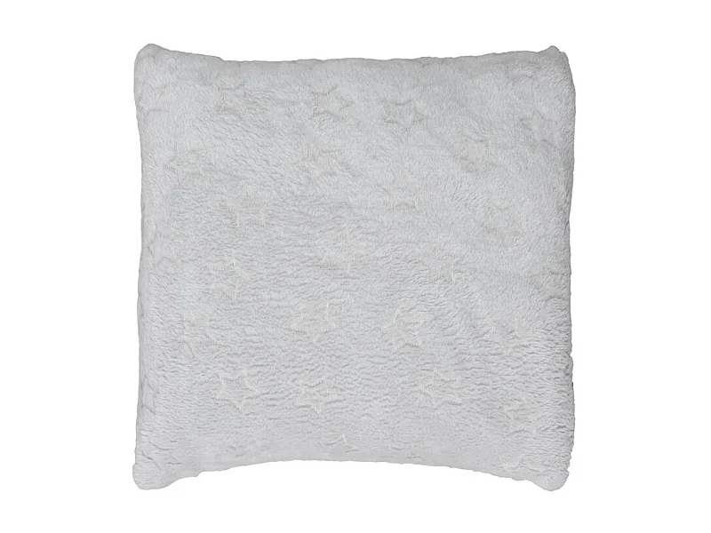 Coussin Enfant "Phosphorescent Étoile" 40x40cm Gris