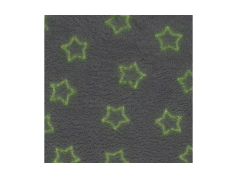 Cuscino con stelle fosforescenti 40 cm Grigio