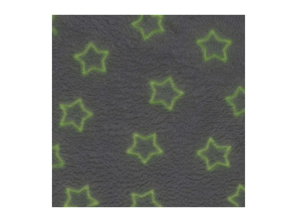 Cuscino con stelle fosforescenti 40 cm Grigio