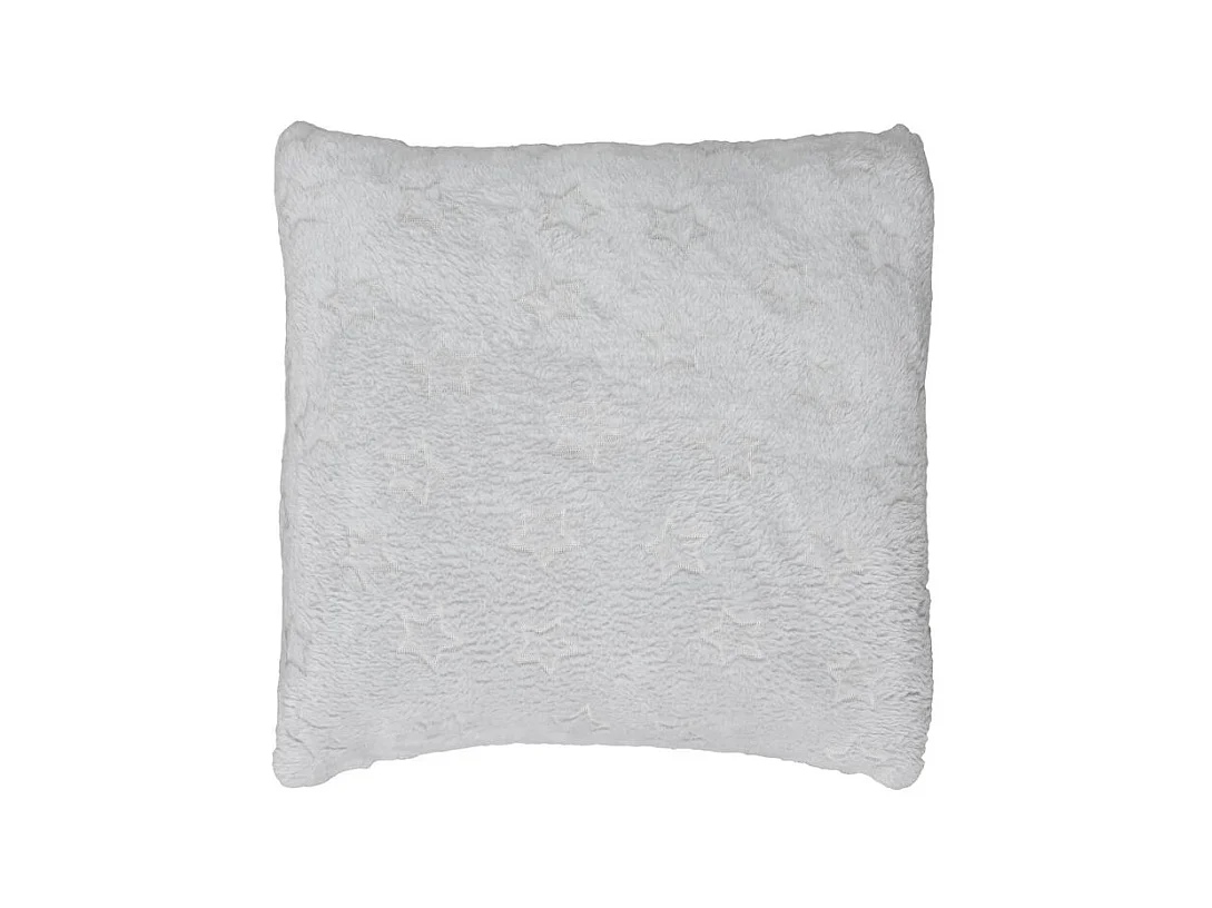 Coussin Enfant "Phosphorescent Étoile" 40x40cm Gris