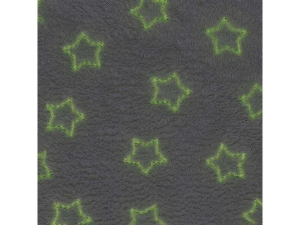 Cuscino con stelle fosforescenti 40 cm Grigio