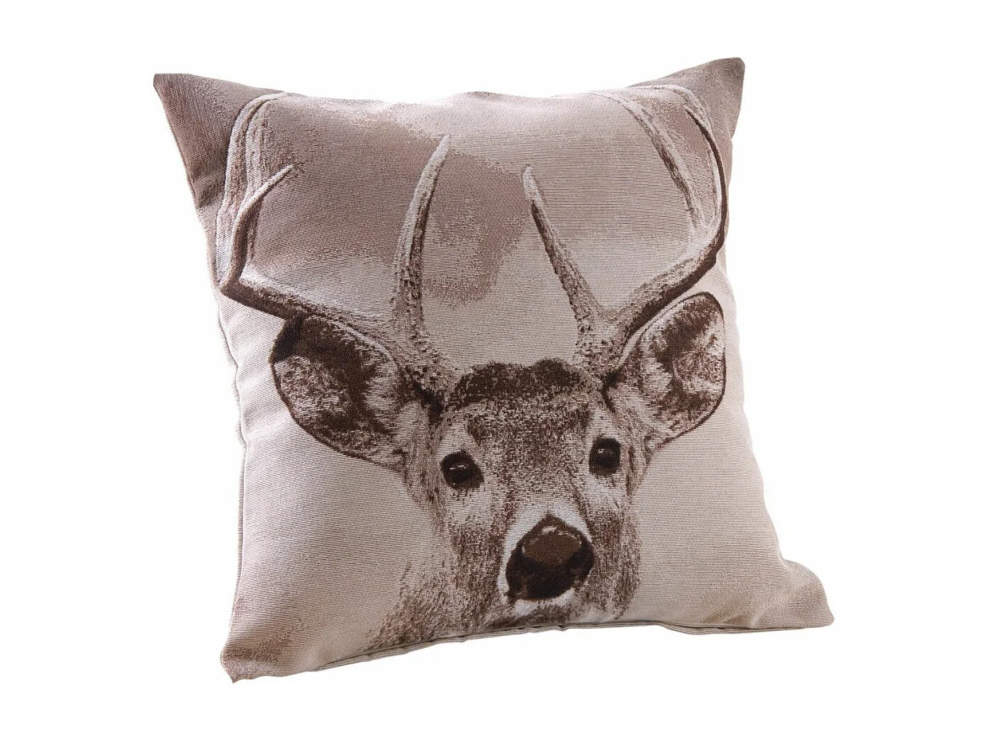 Coussin cerf en coton et polyester (Lot de 2) 60 cm