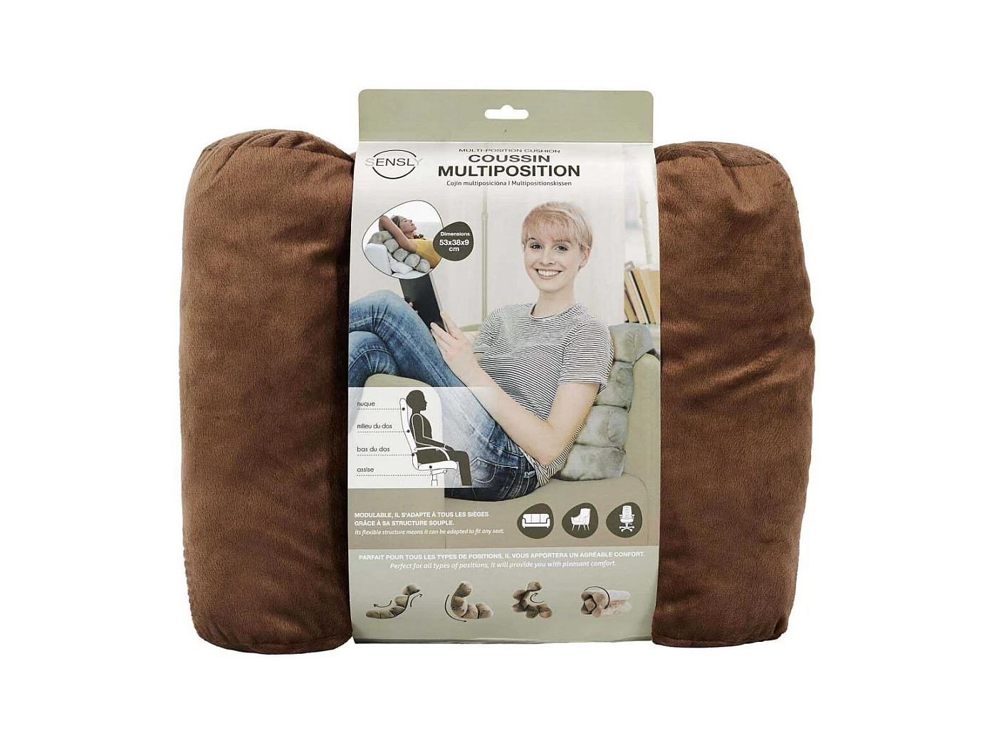 Coussin boudins multiposition Confort