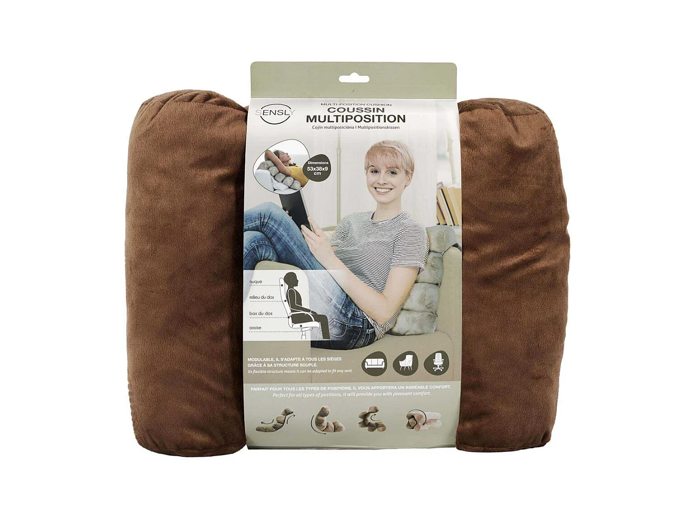 Coussin boudins multiposition Confort