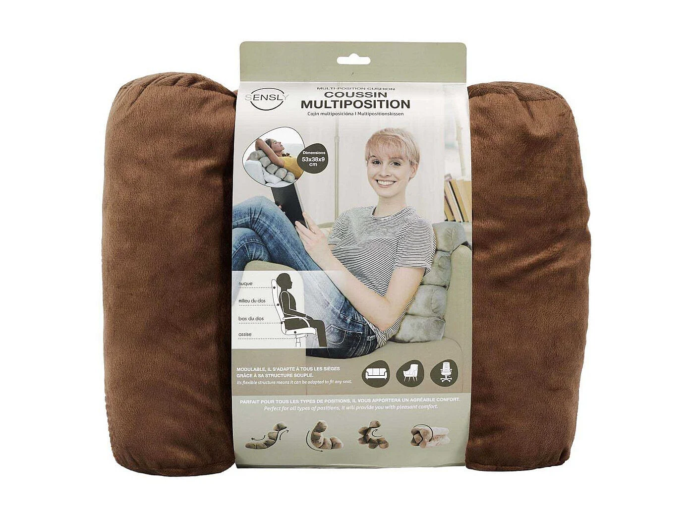 Coussin boudins multiposition Confort