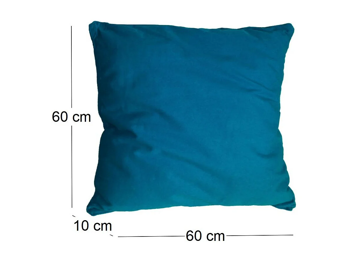 Coussin carré pour dossier de canapé 60 cm
