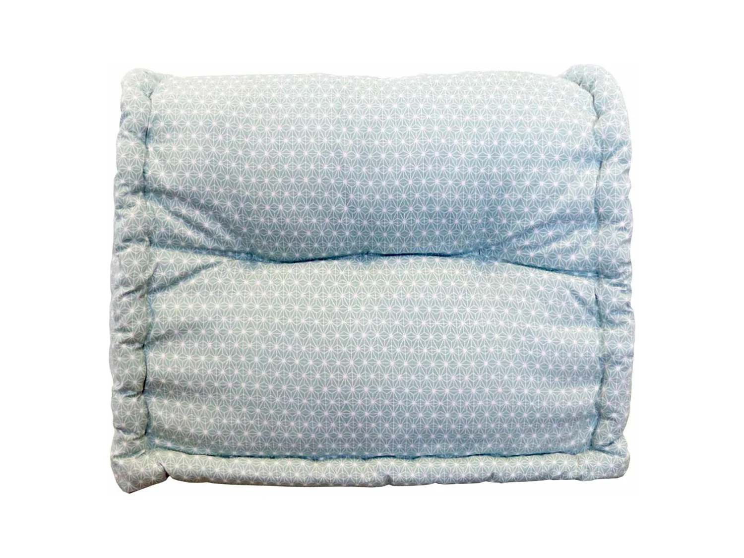Coussin cale-rein en coton imprimé Scandy