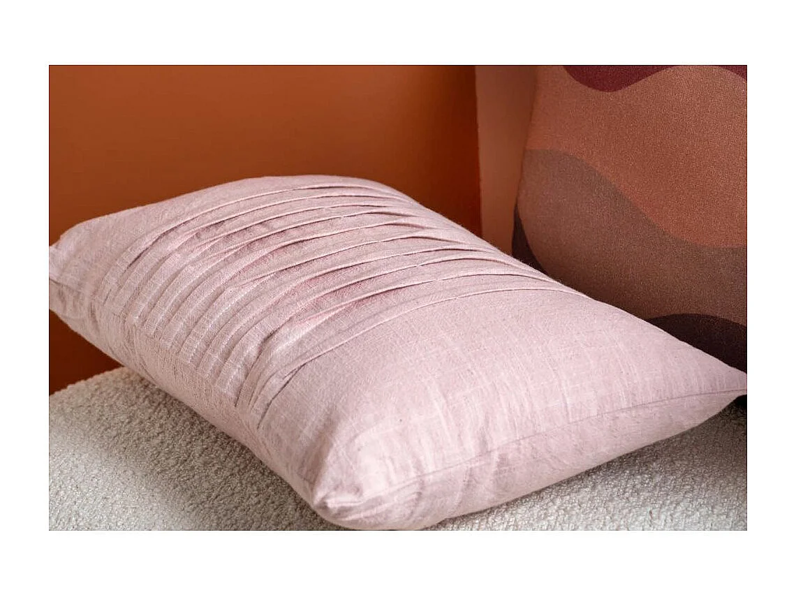 Cuscino rettangolare in cotone 50 x 30 cm Wave