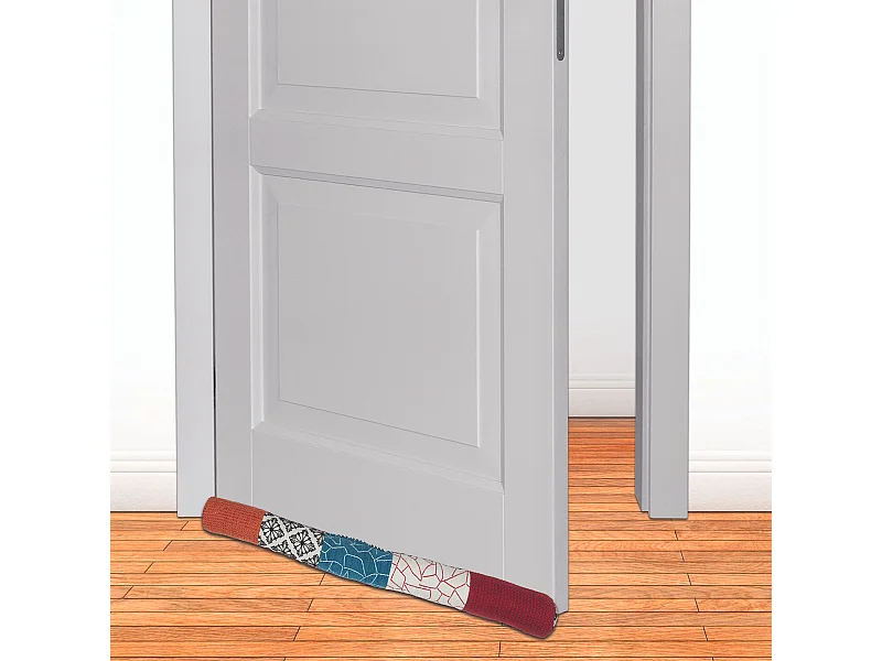 BOUDIN DE PORTE PATCHWORK 80X7CM M12