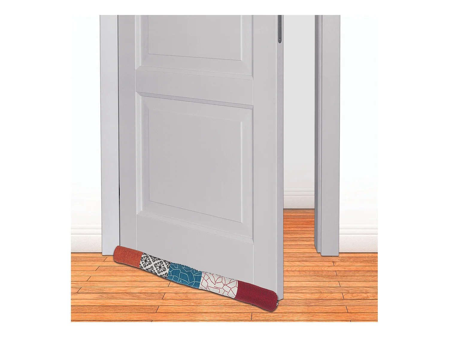 BOUDIN DE PORTE PATCHWORK 80X7CM M12