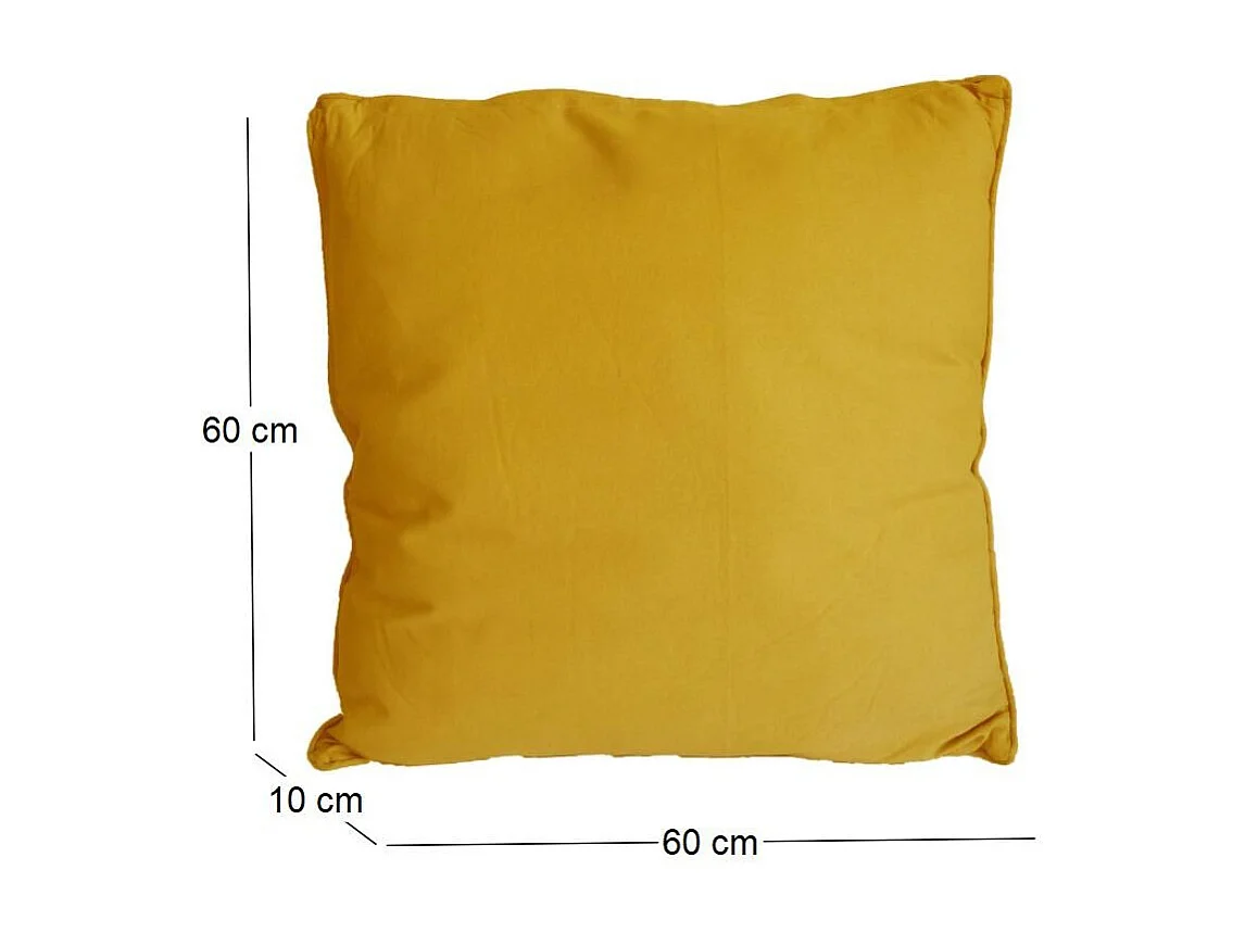 Coussin carré pour dossier de canapé 60 cm
