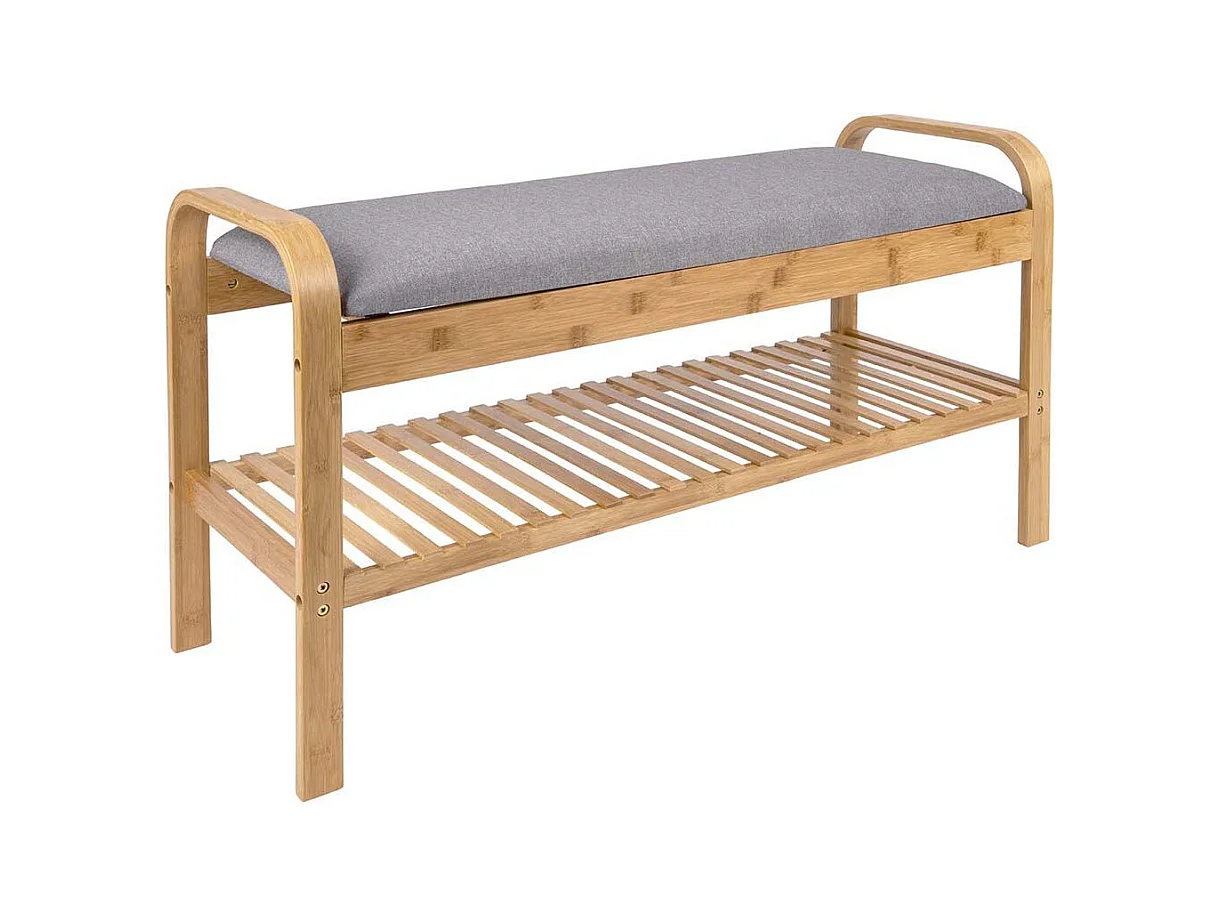 Banc en bambou avec coussin Arch