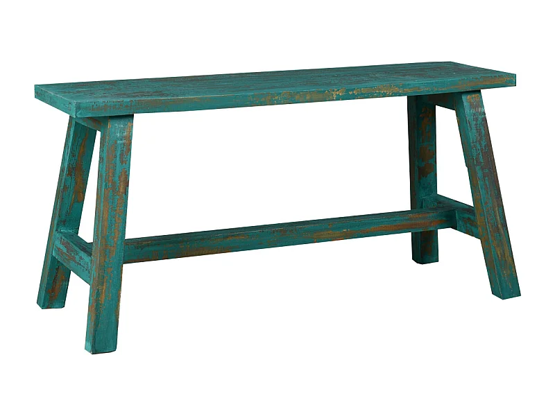 Banc en acajou teinté