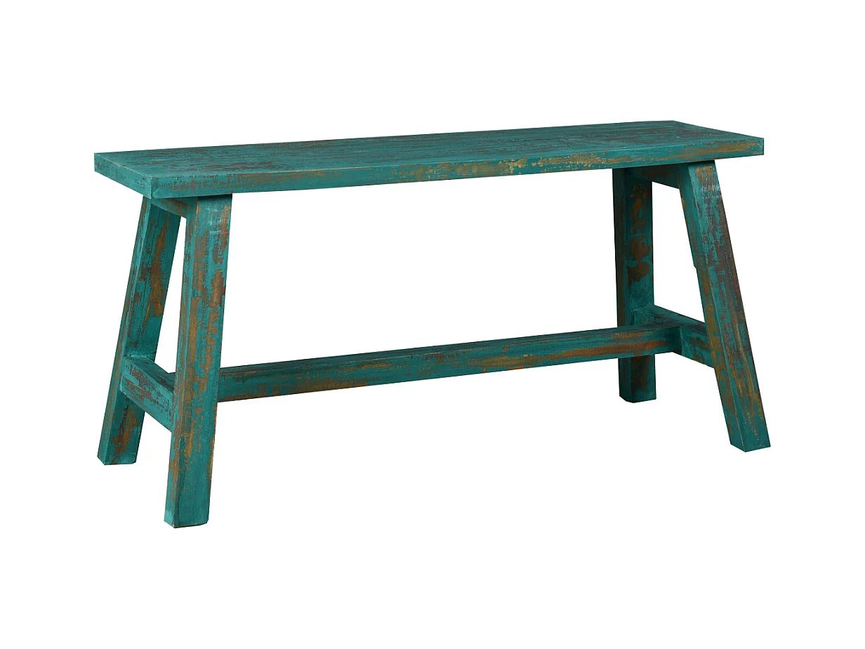 Banc en acajou teinté