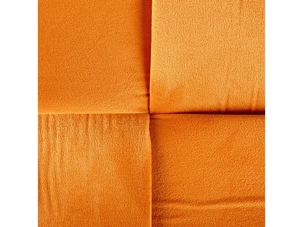 Banc en velours Weaved Orange