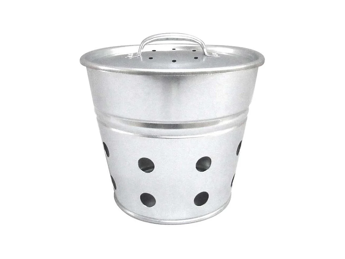 Seau vermicomposteur en acier galvanisé 5 Litres