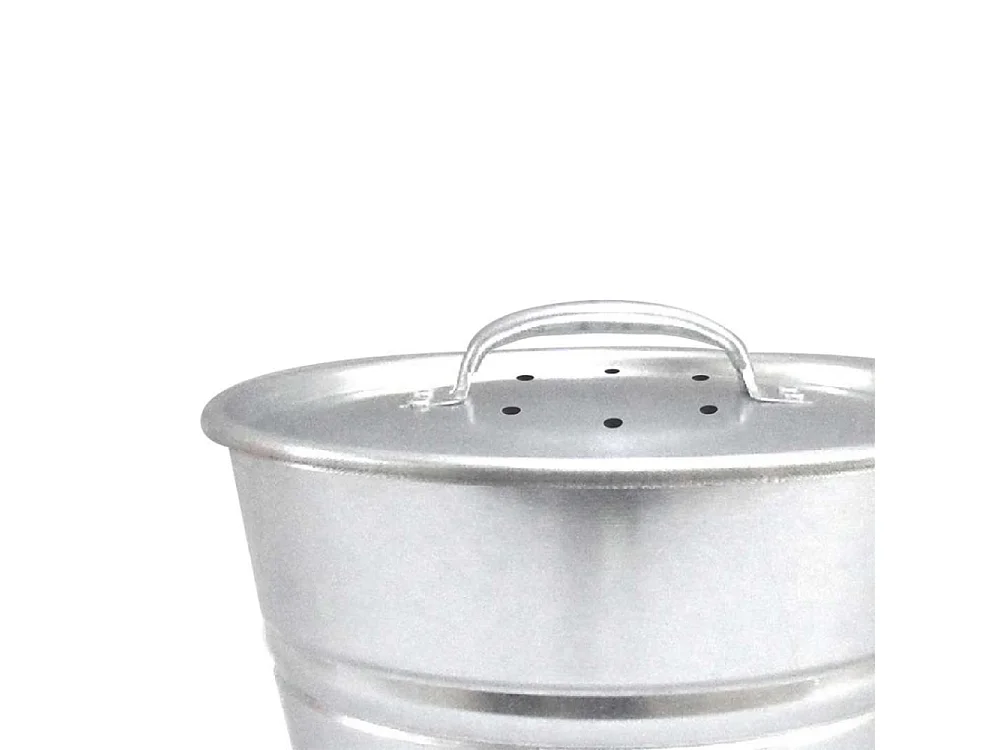 Seau vermicomposteur en acier galvanisé 5 Litres