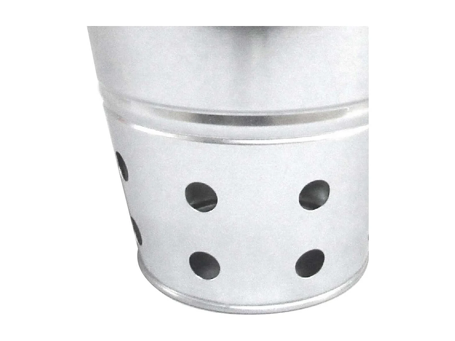 Seau vermicomposteur en acier galvanisé 5 Litres