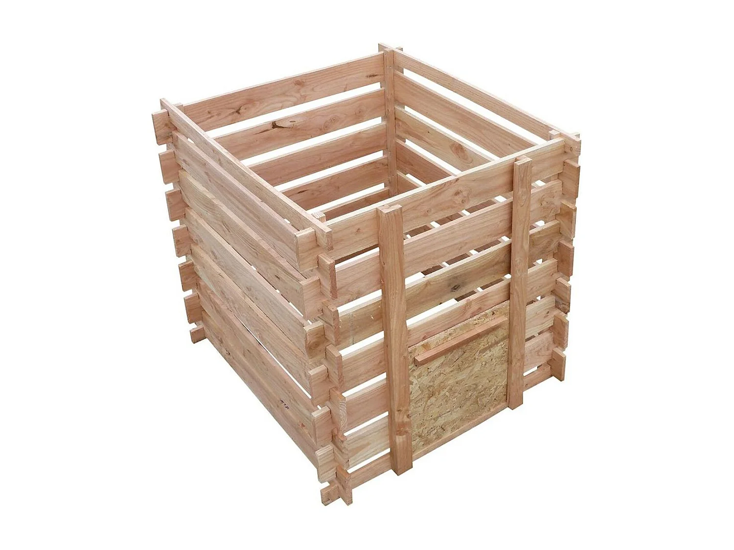Composteur en bois de douglas naturel 700 litres