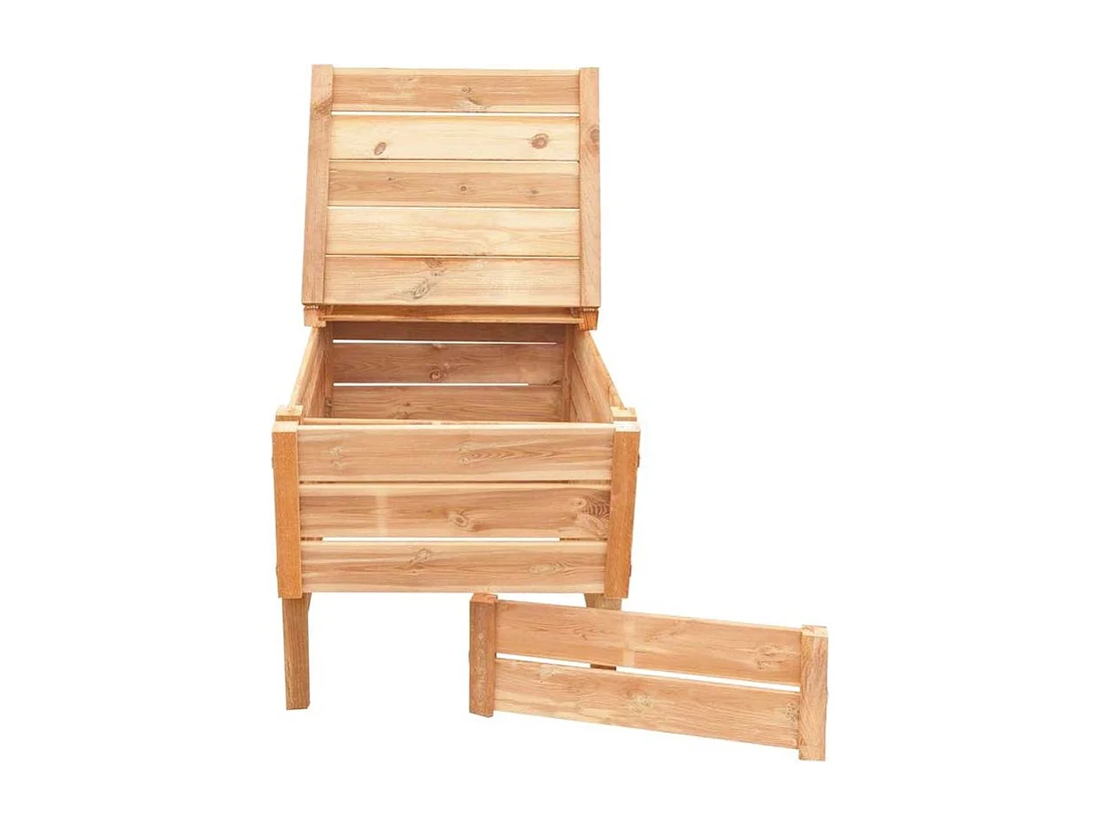 Composteur de jardin en bois Douglas du Morvan PEFC 350 litres