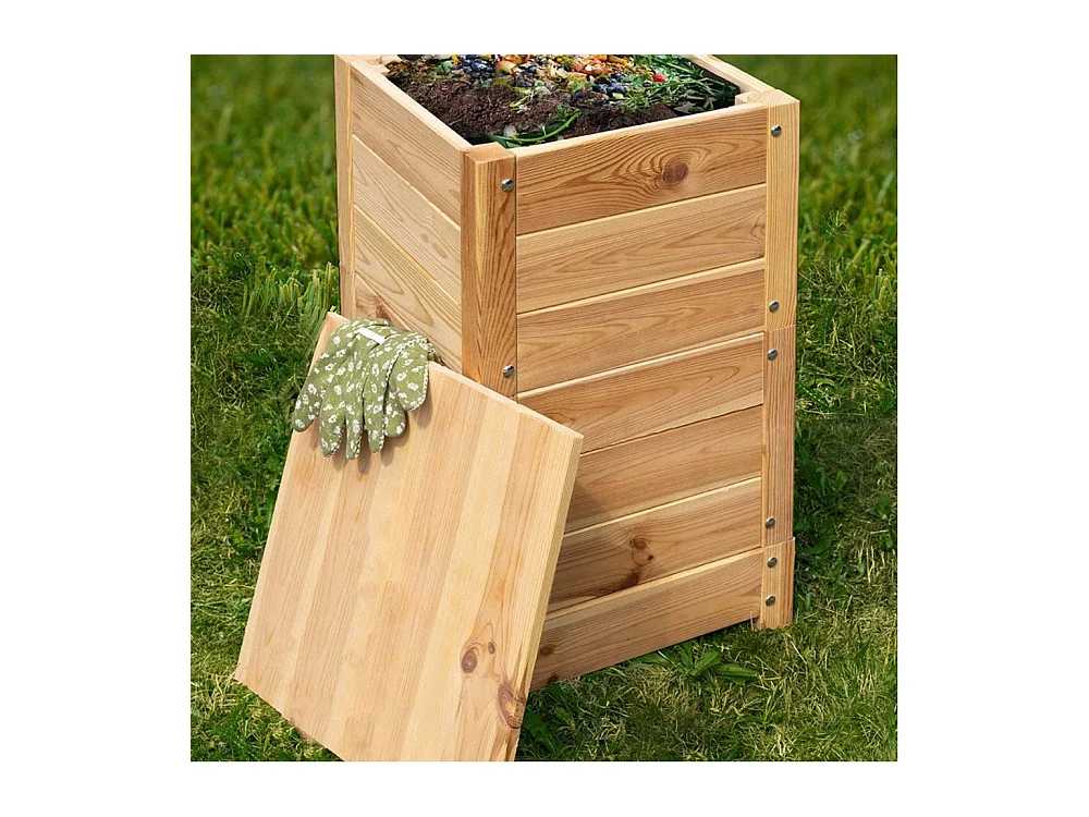 Contenedor de lombrices de madera Boxtel