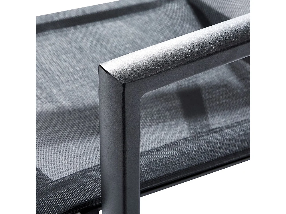 Ensemble de jardin en aluminium 6/8P IBIZA avec 6 fauteuils