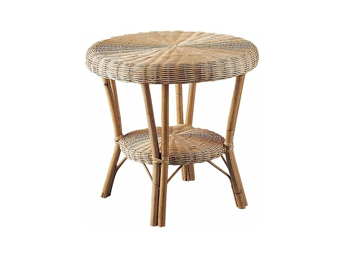 Petit salon en manau et moelle de rotin