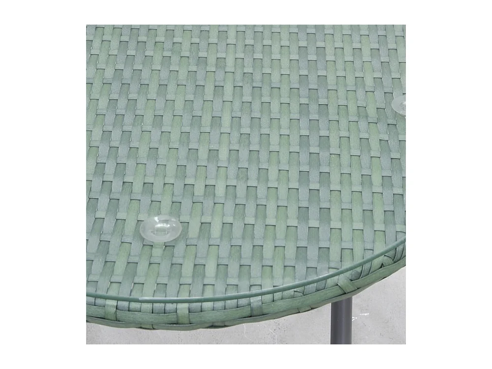 Salon de jardin en polyrésine et métal Kent