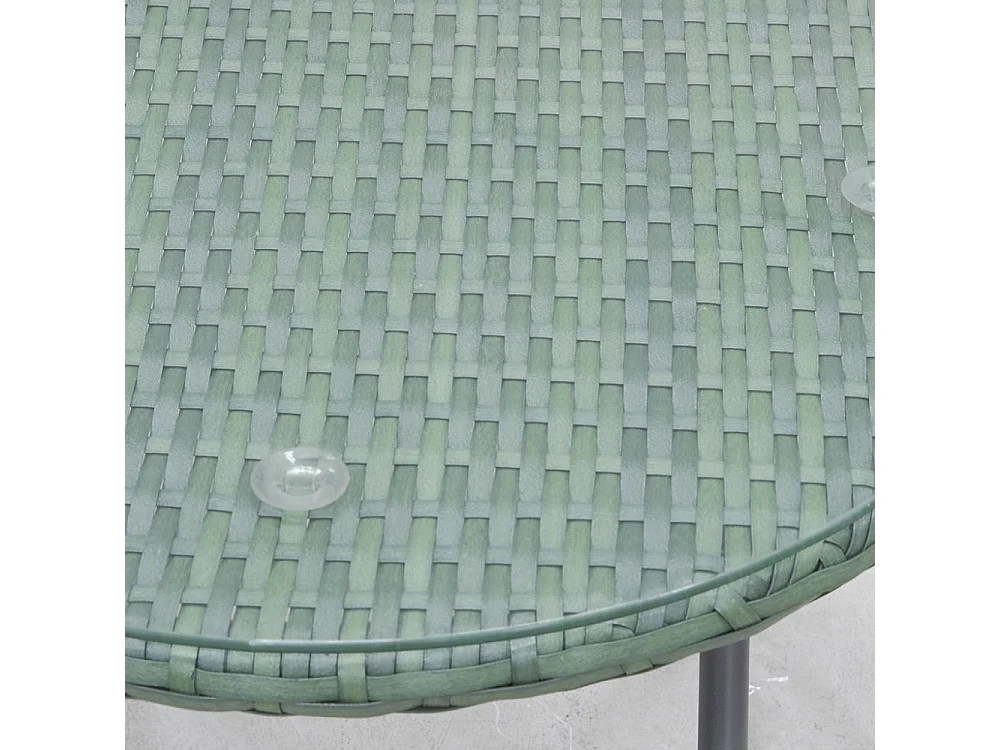 Salon de jardin en polyrésine et métal Kent