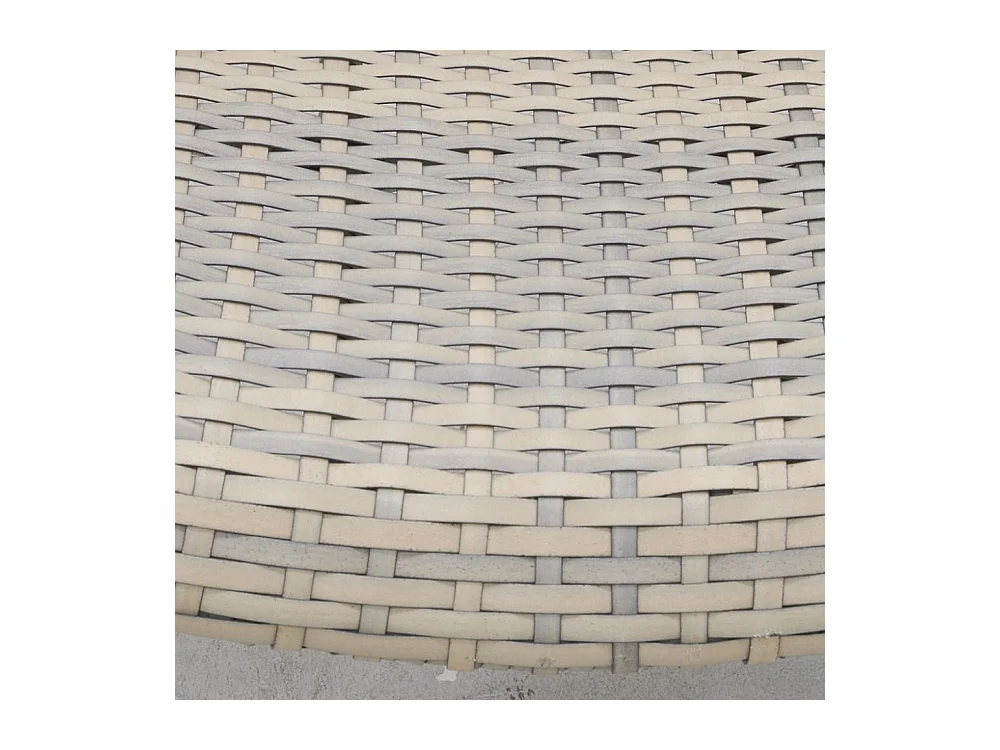 Salon de jardin en polyrésine et métal Kent