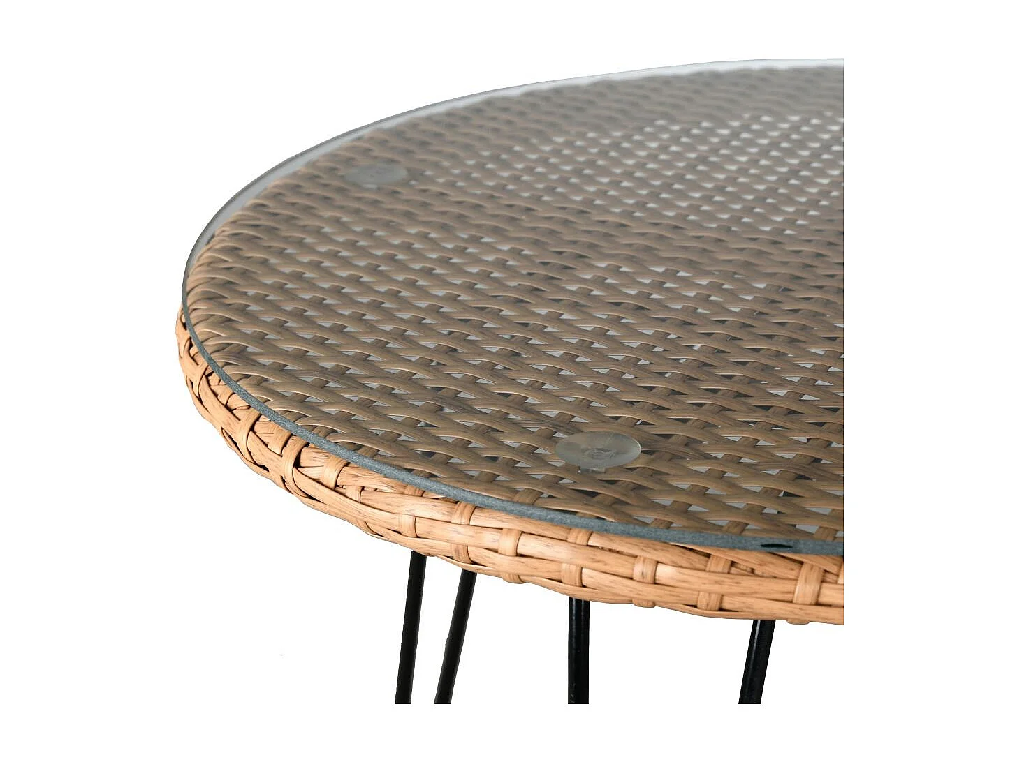 Salon 3 pièces en rotin synthétique Eden