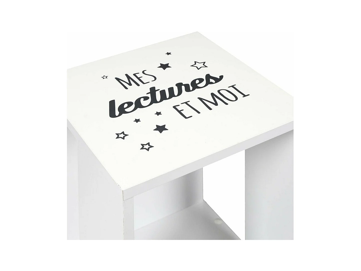 Bibliothèque Tournante "Enfant" 74cm Blanc