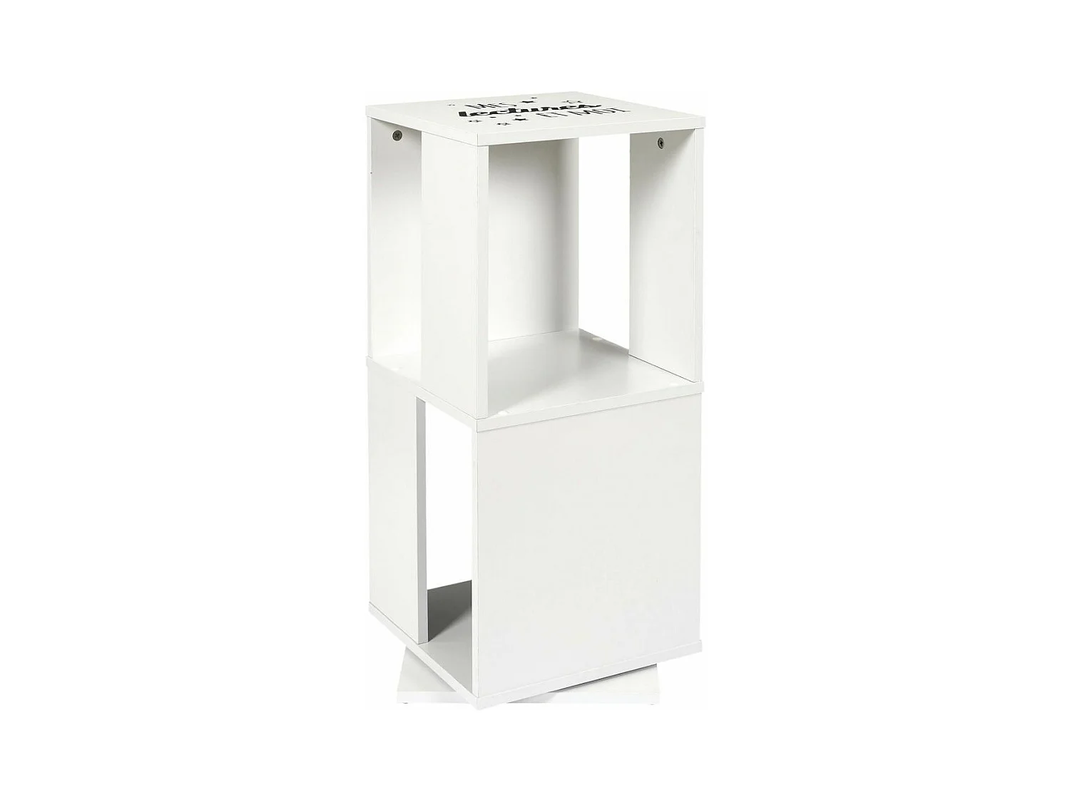 Bibliothèque Tournante "Enfant" 74cm Blanc