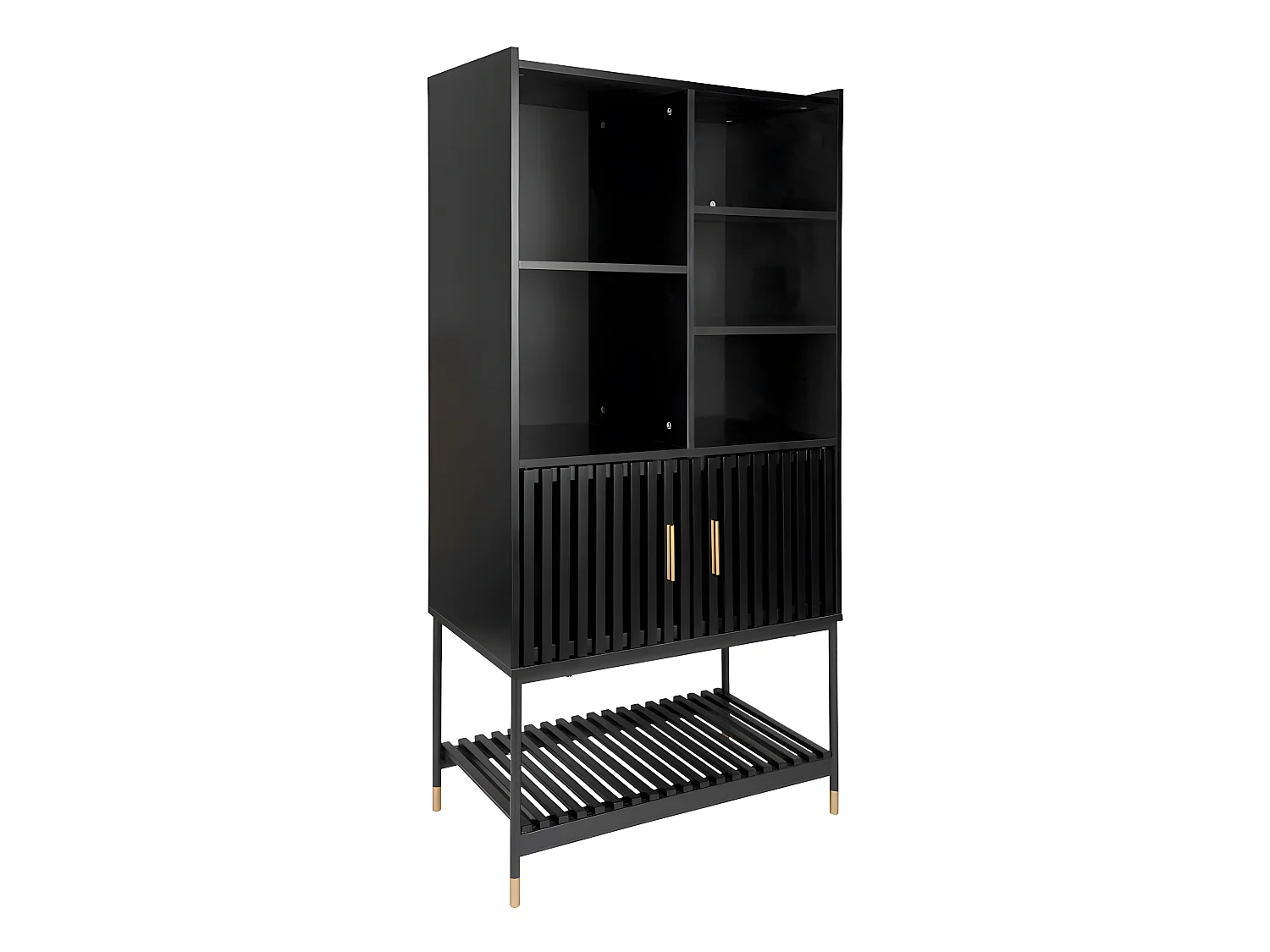 Bibliothèque en pin Cabinet 75 x 40 x 150 cm