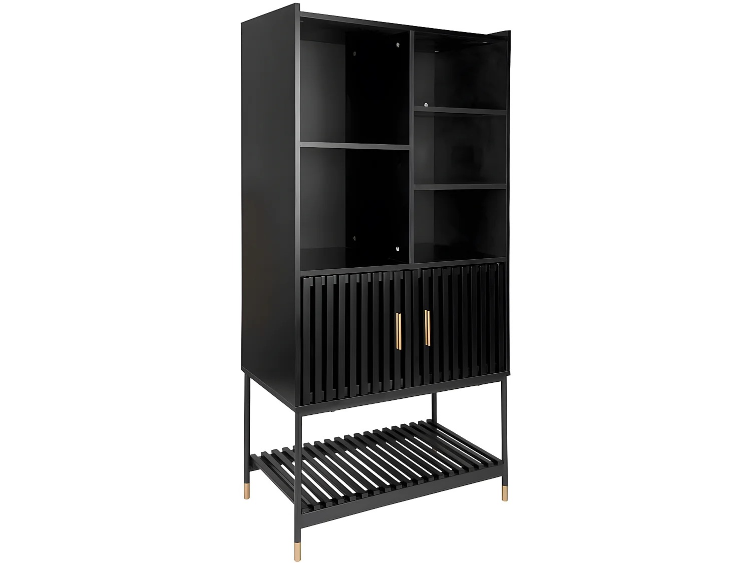 Bibliothèque en pin Cabinet 75 x 40 x 150 cm