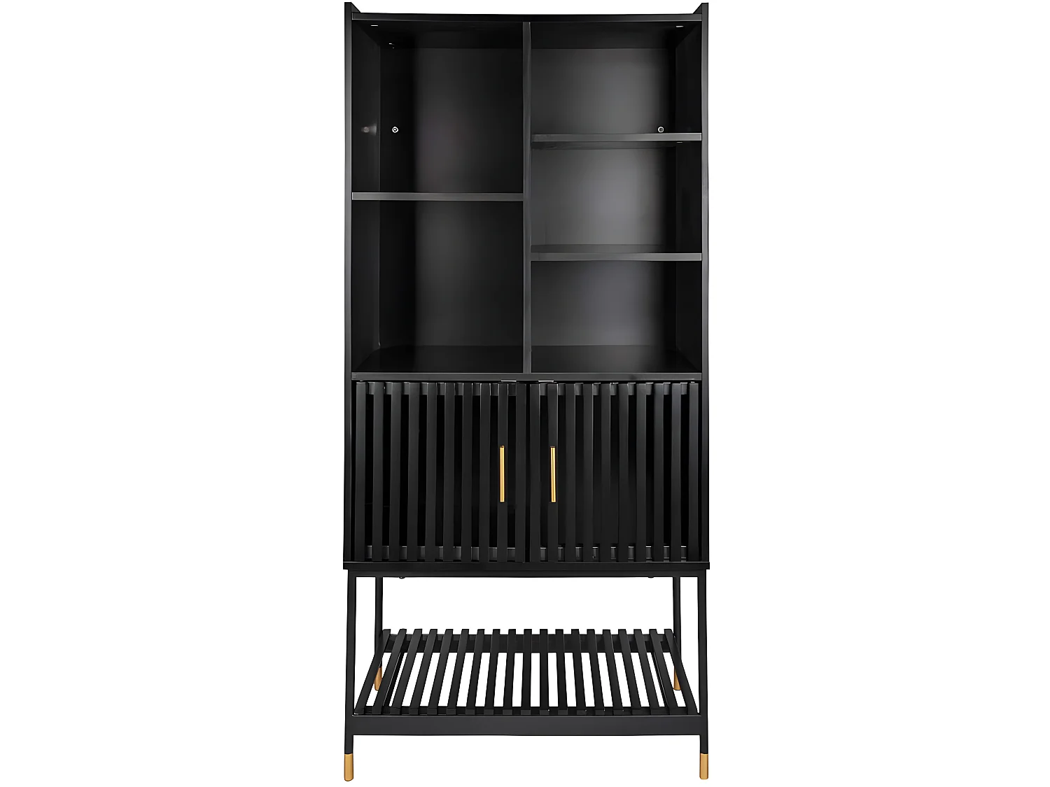 Bibliothèque en pin Cabinet 75 x 40 x 150 cm