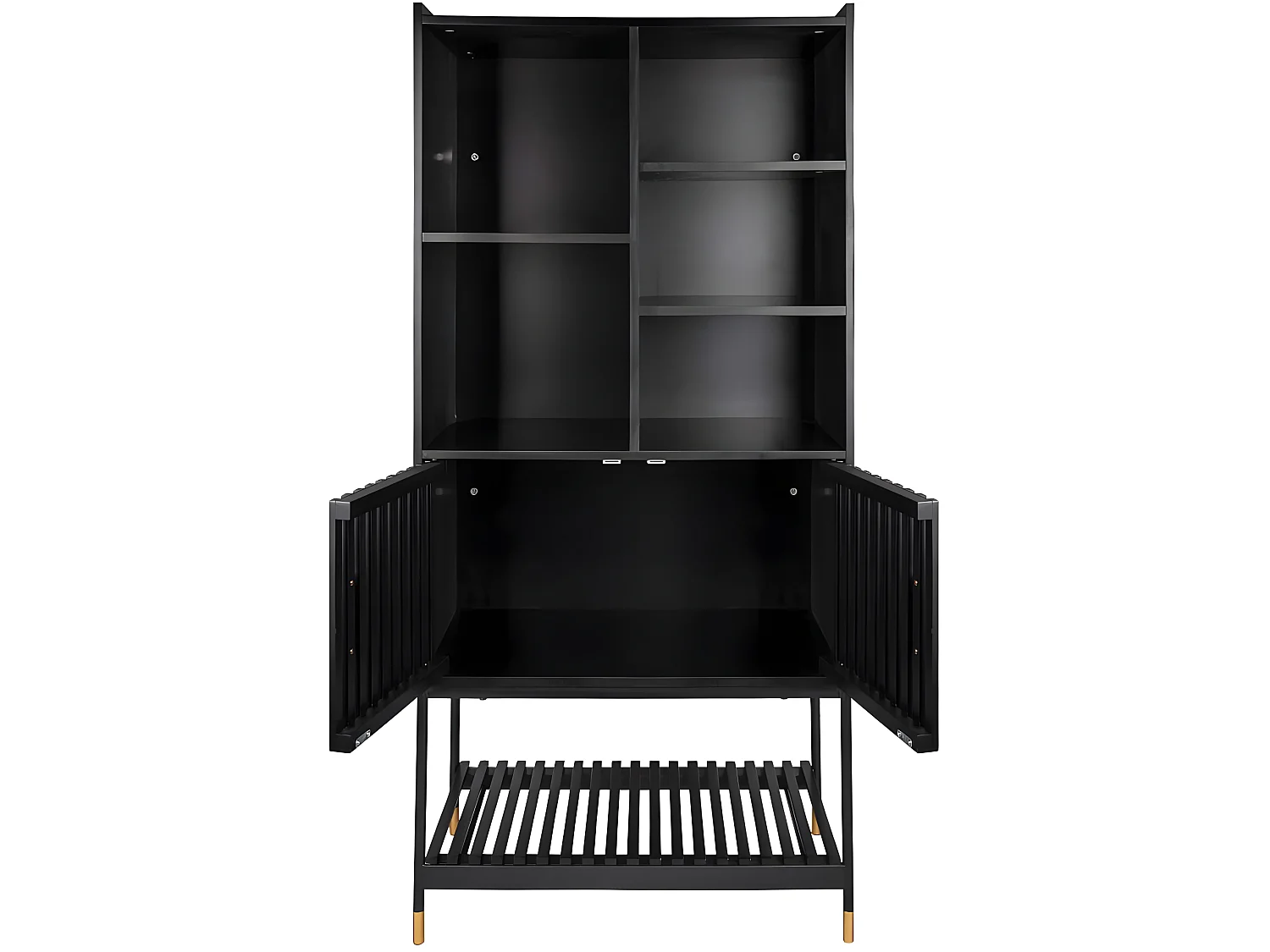 Bibliothèque en pin Cabinet 75 x 40 x 150 cm