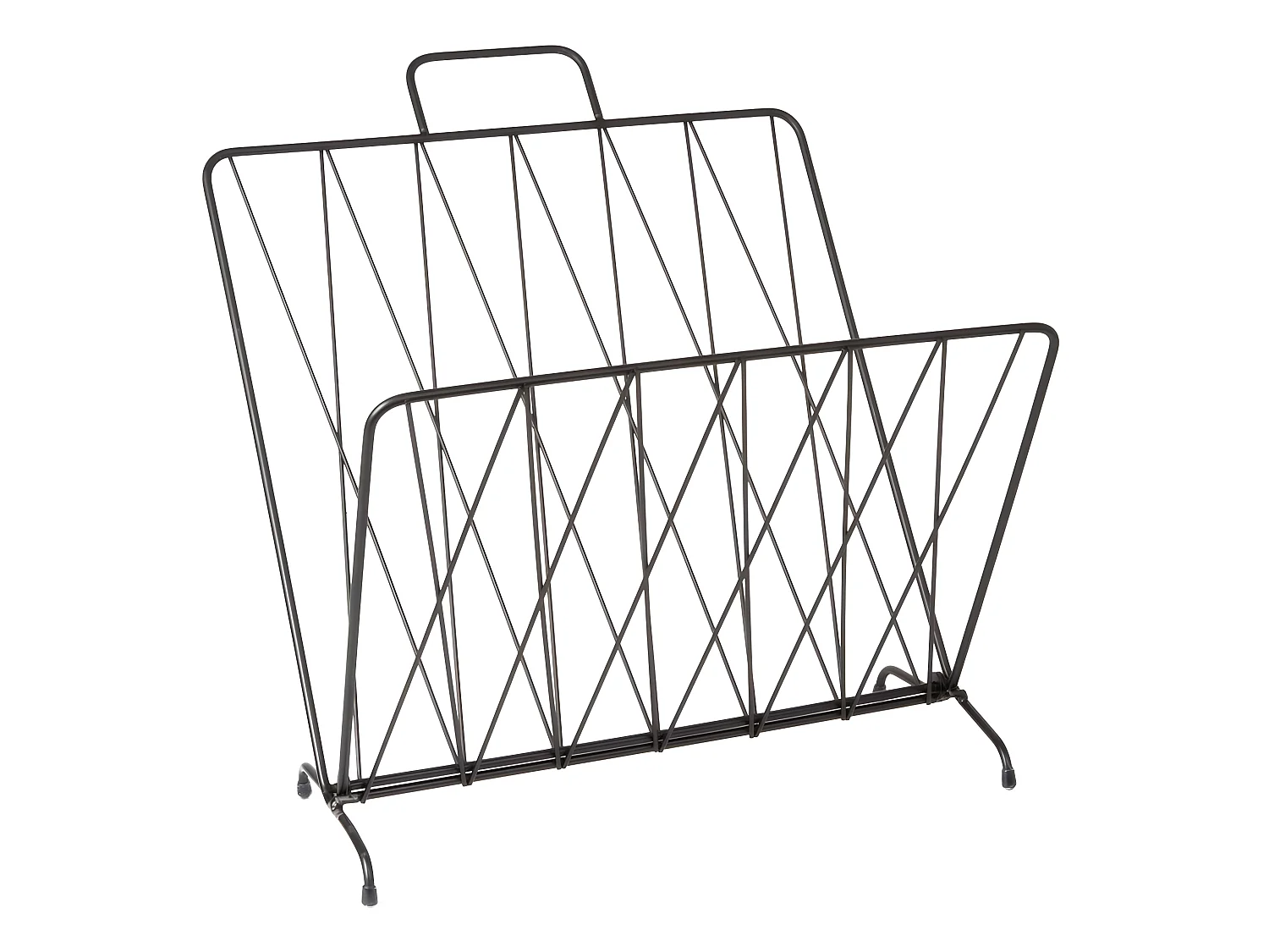 Design-Zeitungsständer aus Metall