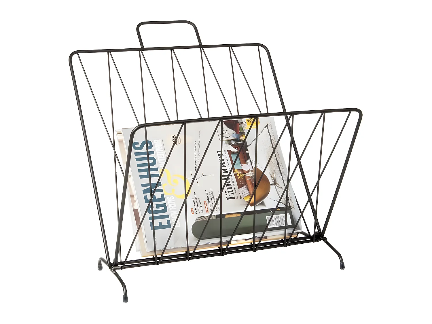 Design-Zeitungsständer aus Metall