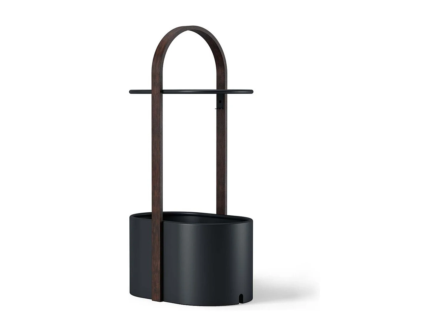 Bout de canapé design range magazine et tablette Hub