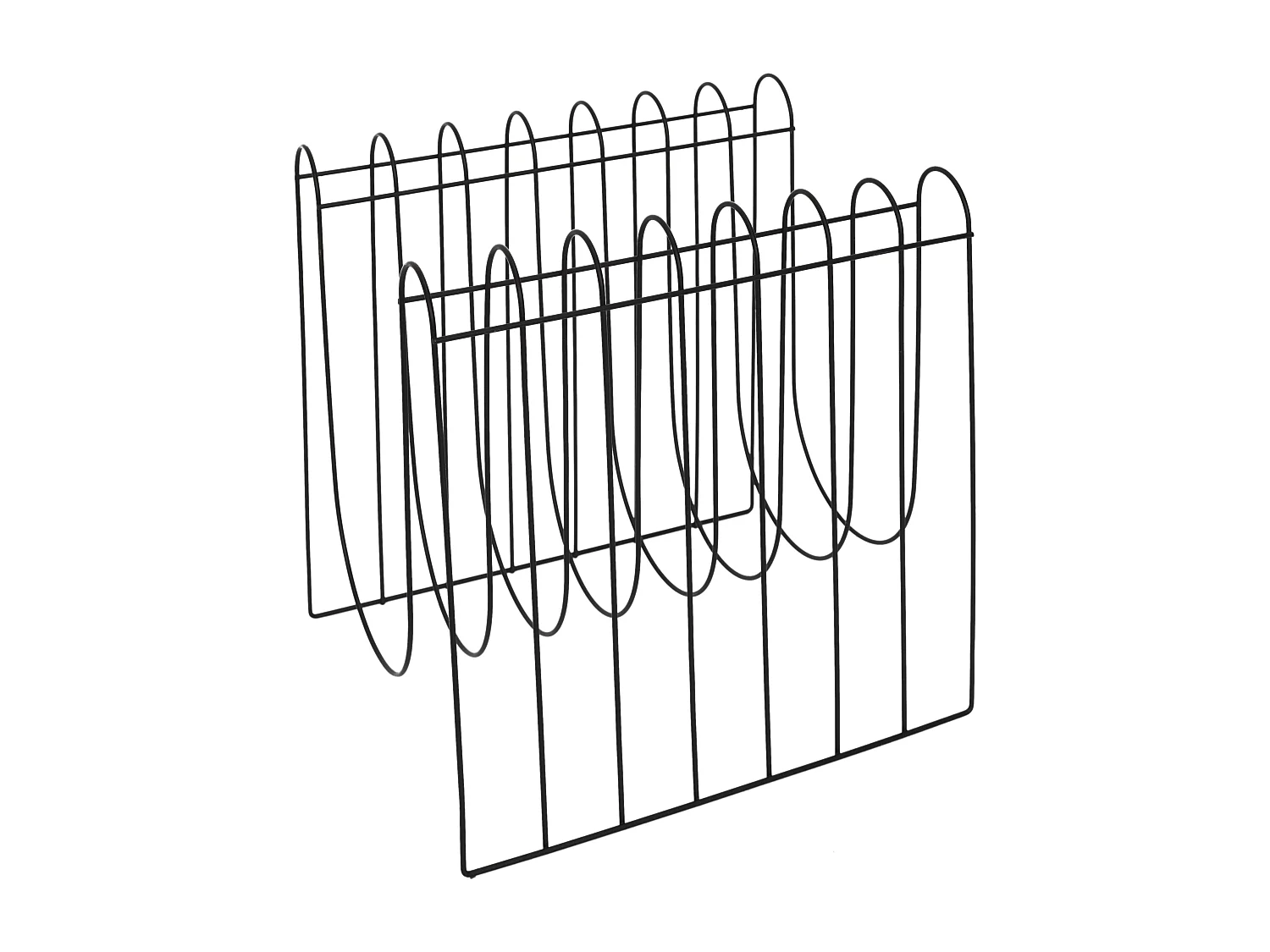 Range Magazines Filaire Noir Noir