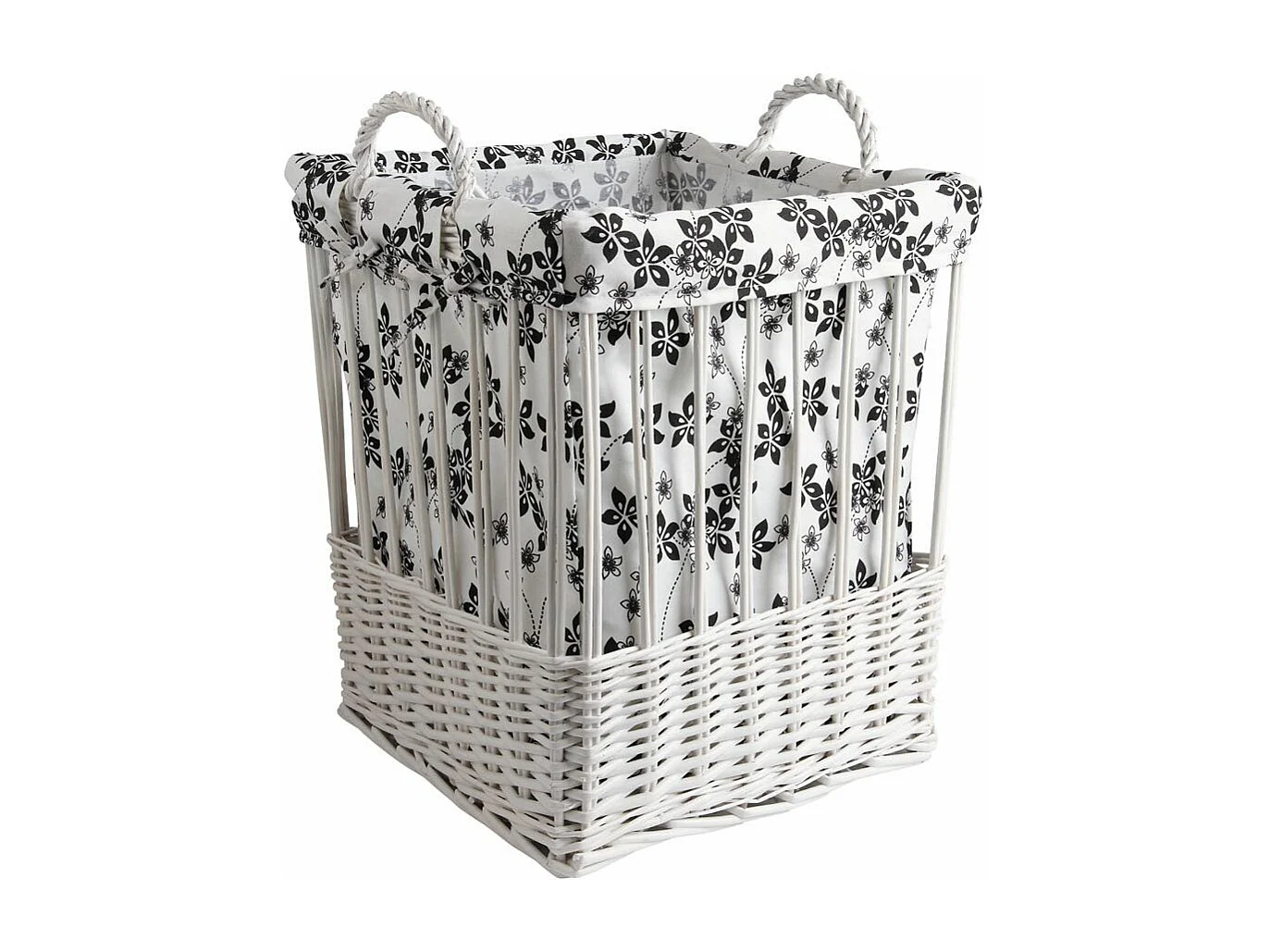 Paniers à linge en osier (Lot de 2)