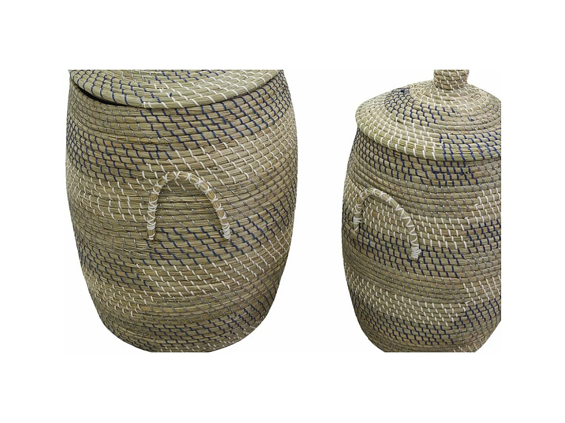 Paniers à linge en jonc de mer