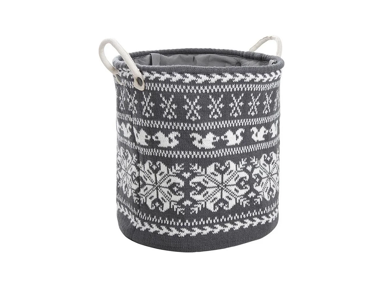 Corbeille à linge en laine Chalet