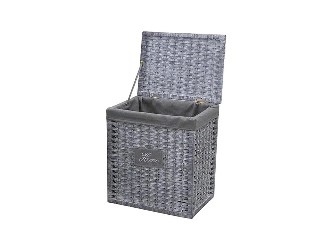 Cesto portabiancheria con coperchio Home 45 x 35 x 50 cm