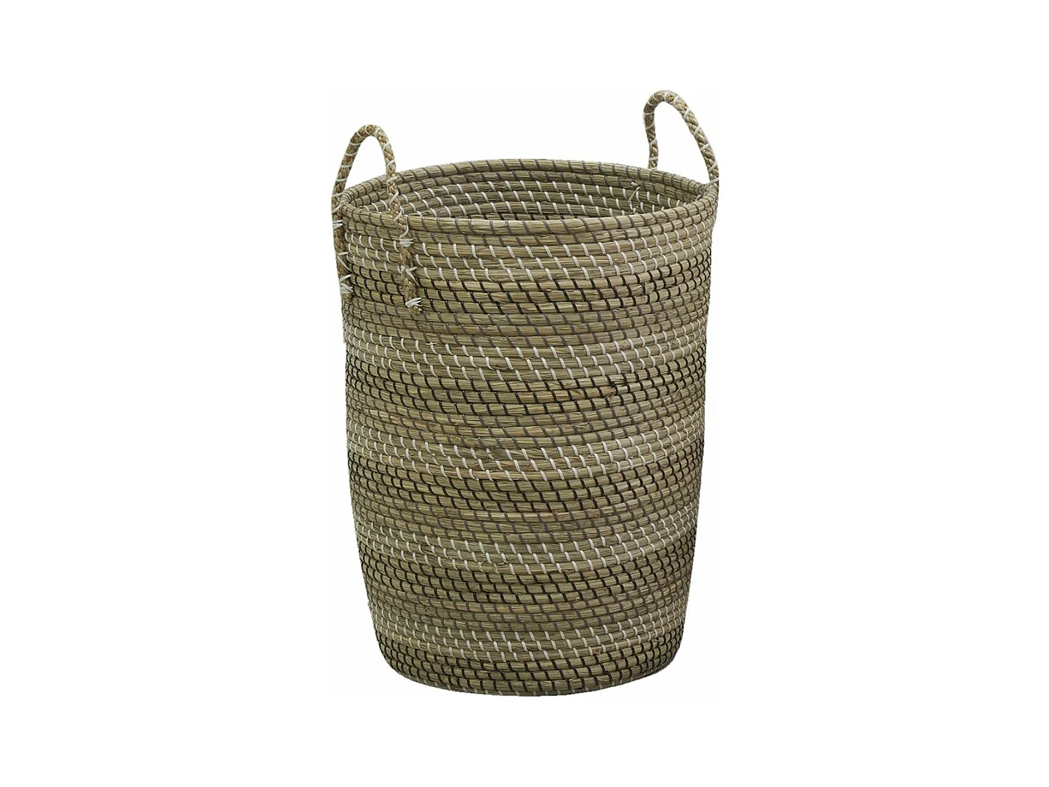 Paniers à linge tressés en jonc de mer (Lot de 3)