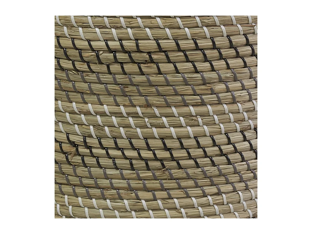 Paniers à linge tressés en jonc de mer (Lot de 3)