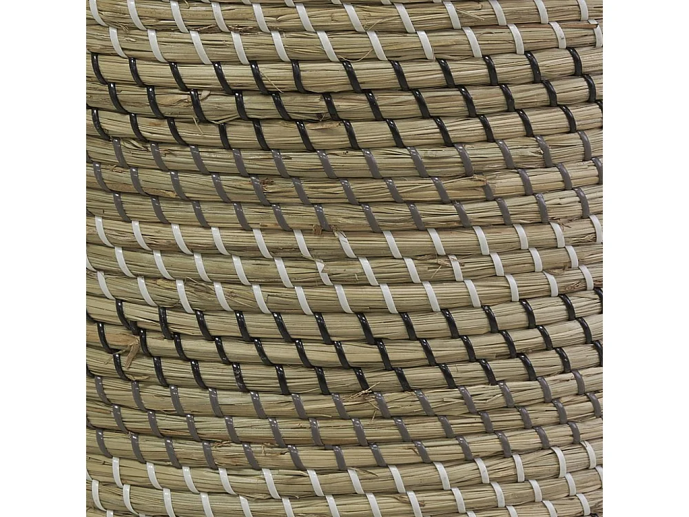 Paniers à linge tressés en jonc de mer (Lot de 3)