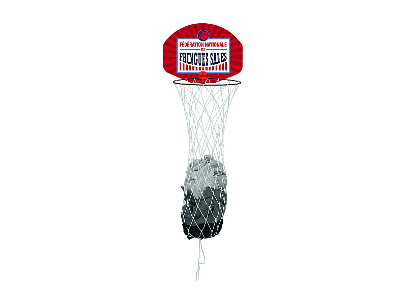 Panier De Basket A Linge Sale Rouge, Blanc