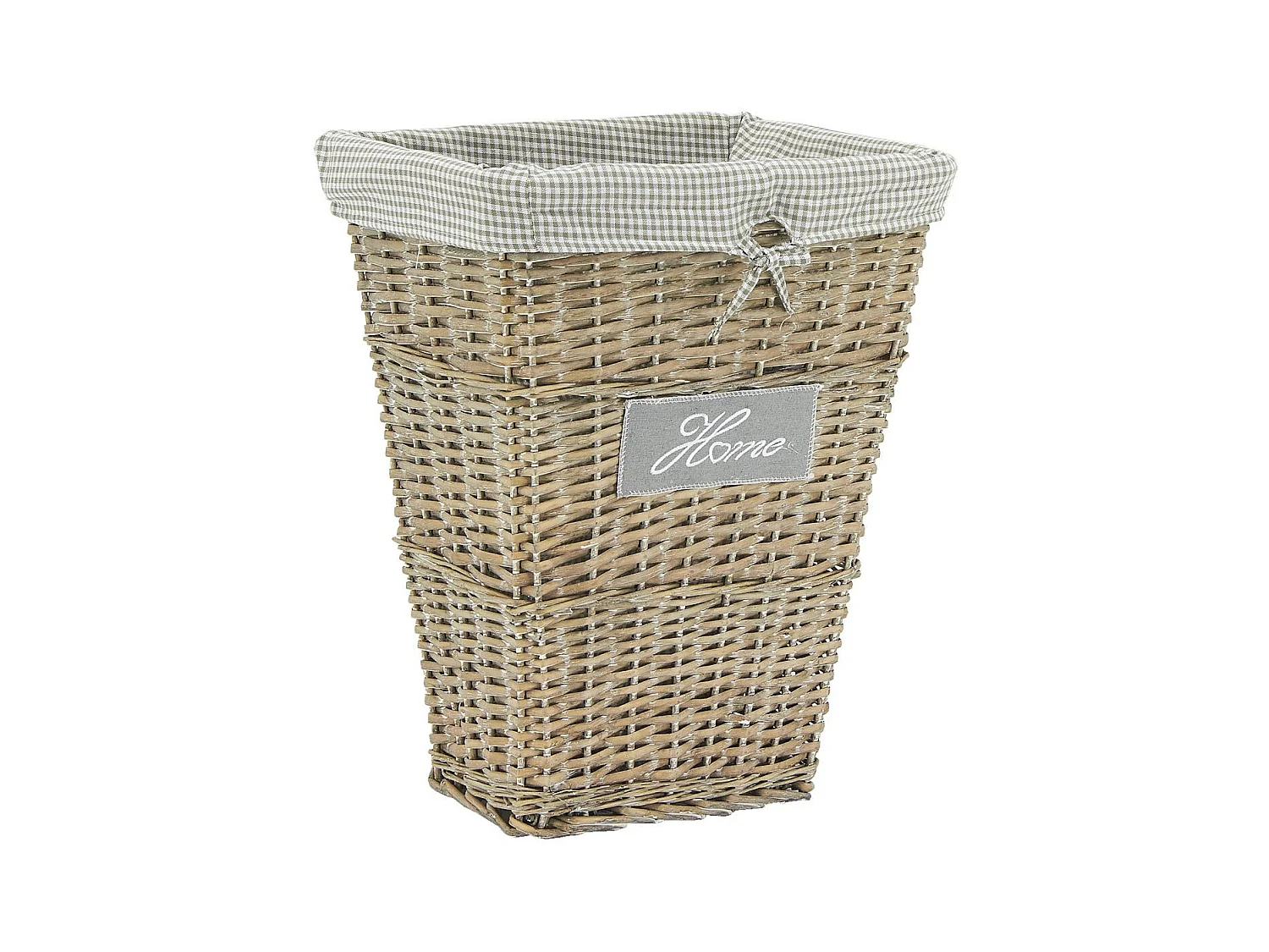 Panier à linge Home en osier et coton